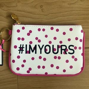 #IMYOURS key ring pouch valentine pink polka dots